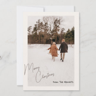 Personlig Julkort - vänner/familj Julafton
