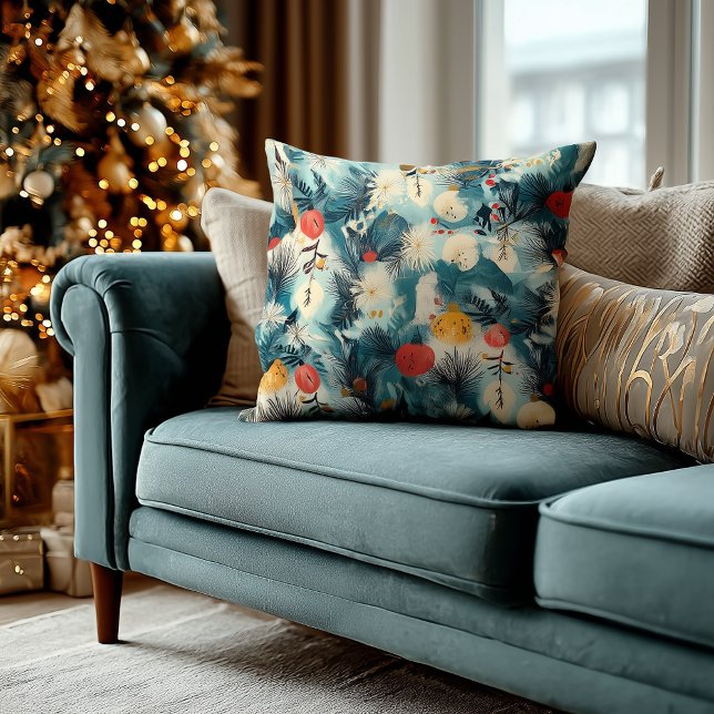 Personlig julkudde i turkos kudde (Skapare uppladdad)