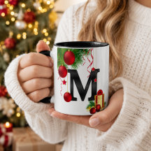Personlig julmonogrammugg