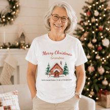 Personlig julmormor-tröja present