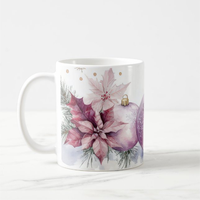 Personlig julmugg med namn kaffemugg (Vänster)