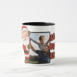 Personlig julmugg med Santa Claus-fotot Mugg