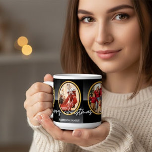 Personlig julmugg med Tomte Claus Jumbo Mugg