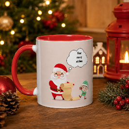 Personlig julönskelista för Tomte-mugg Mugg