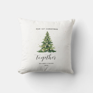 Personlig julpresent för första julen tillsammans kudde