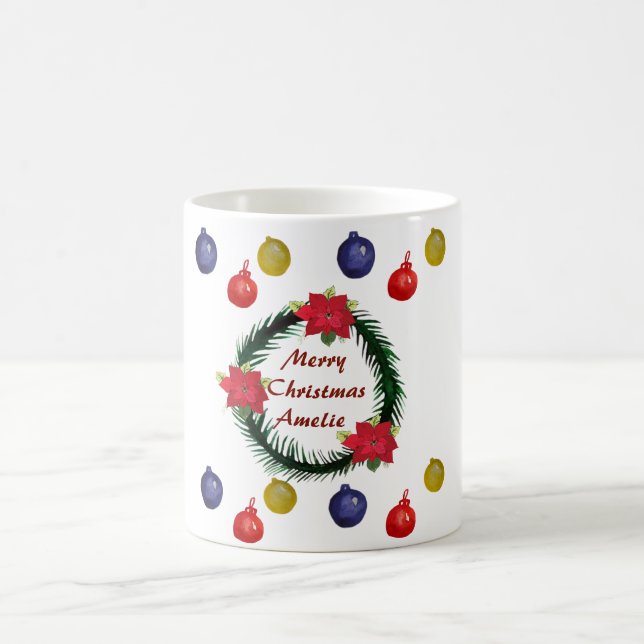 Personlig julpresent Mugg (Center)