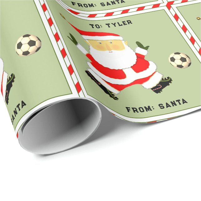 Personlig julpresent presentpapper (Rullad Hörn)
