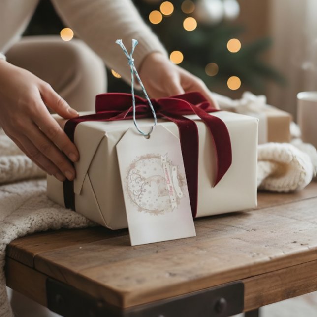 Personlig julpresenttagg – 20 % rabatt idag! presentetikett (Skapare uppladdad)