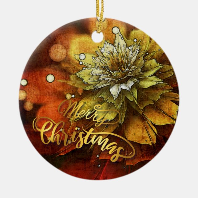 Personlig Julprydnad Julgransprydnad Keramik (Framsidan)