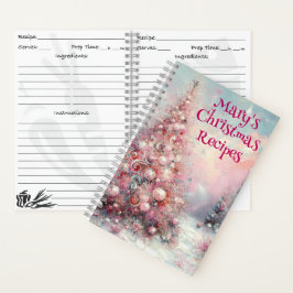 Personlig julrecept Bok Ornament Art