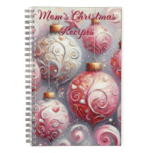Personlig julrecept Bok Ornament Art
