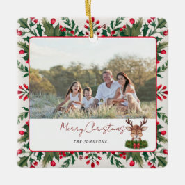 Personlig Julrenar Julgransprydnad Keramik