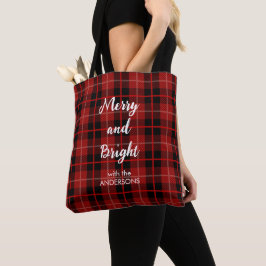 Personlig Julshoppning i säcken Tygkasse