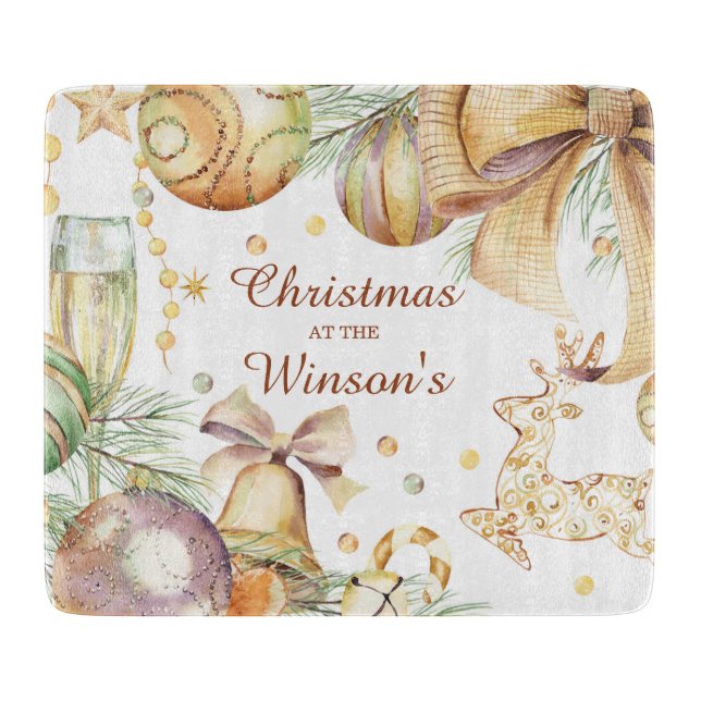 Personlig Julskärmsnämnd Ornament (Framsidan)