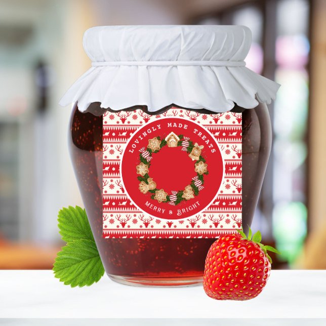 Personlig Julsötsaker - etikett (Skapare uppladdad)