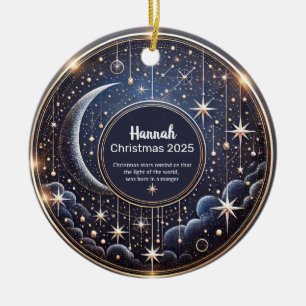 Personlig julstjärna - Prydnad  Julgransprydnad Keramik