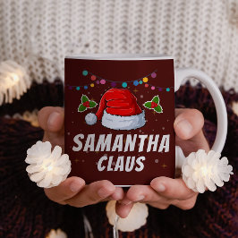 Personlig Jultomten Hat Jul Kaffemugg