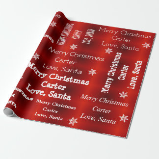 Personlig jultomten presentpapper