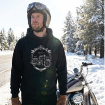Personlig jultröja för motorcyklist vinter