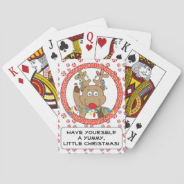 Personlig juluppspelningskort casinokort