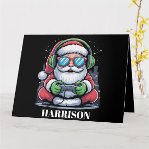Personlig julvideo Game Santa Xmas  Kort
