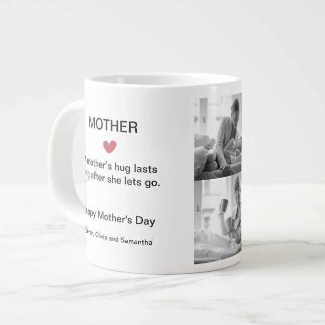 Personlig Jumbo Photo Collage Mugg Jumbo Mugg (Framsida vänster)