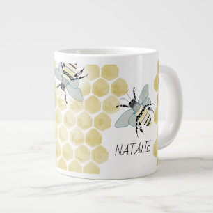 PERSONLIG Jumbo Zen Doodle Bee Mugg