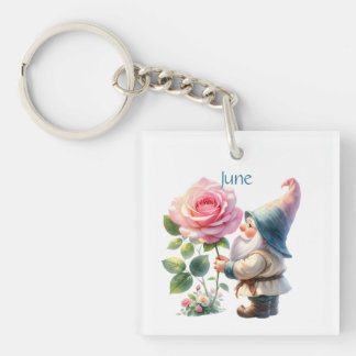 Personlig June Birth Month Garden Gnome