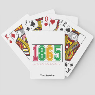 Personlig Juneteenth - Svart historia Casinokort