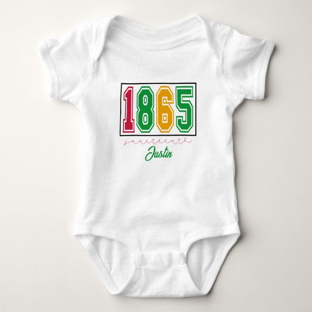 Personlig Juneteenth - Svart historia T Shirt (Framsida)
