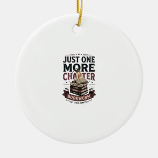 Personlig Just One More Chapter Est 1985 Bokwo Julgransprydnad Keramik