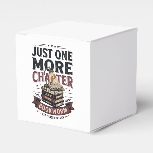 Personlig Just One More Chapter Est 1985 Bookwo Presentaskar (Framsidan Sidan)