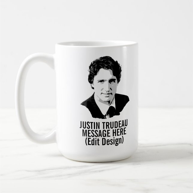 PERSONLIG JUSTIN TRUDEAU KAFFEMUGG (Vänster)