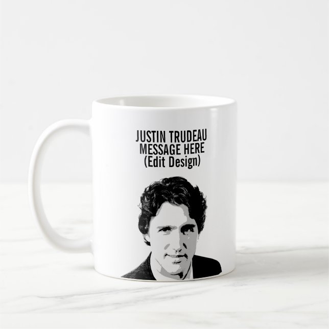PERSONLIG JUSTIN TRUDEAU KAFFEMUGG (Vänster)