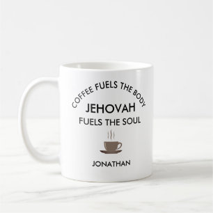 Personlig JW ger Jehovah bränsle själ Kaffemugg