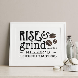 Personlig Kaffe Älskare Kitchen Art Skriv ut Poster