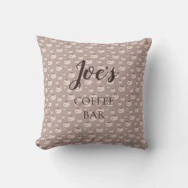 Personlig Kaffe Bar Station Kastkudde Kudde
