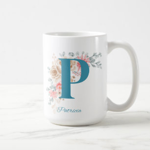 Personlig Kaffe Mugg Brev P