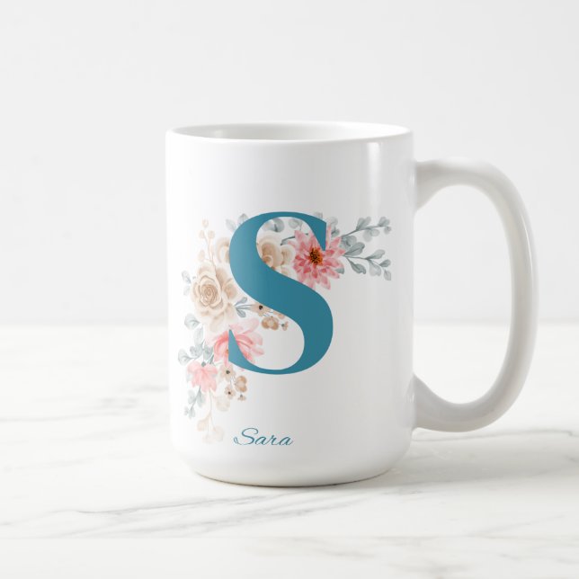 Personlig Kaffe Mugg Brev S (Höger)