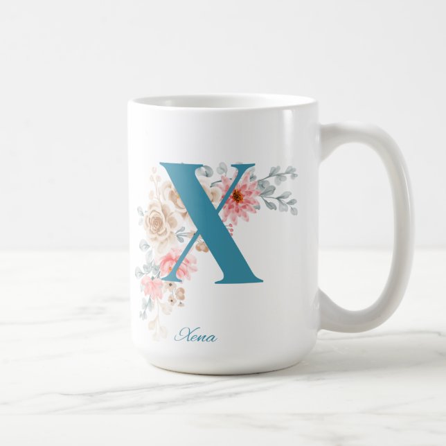 Personlig Kaffe Mugg Brev X (Höger)