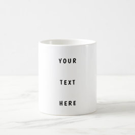 Personlig Kaffe Mugg med Anpassad Text