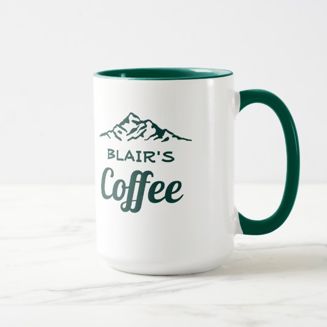 Personlig Kaffe Mugg med berg (Höger)
