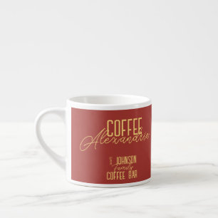 Personlig Kaffe Pub Rustic Espressomugg