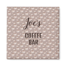 Personlig Kaffe Pub Station Magnet