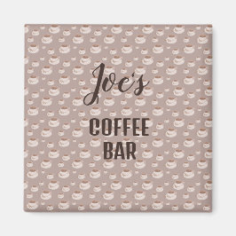 Personlig Kaffe Pub Station Magnet