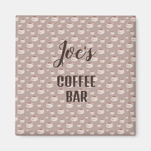 Personlig Kaffe Pub Station Magnet