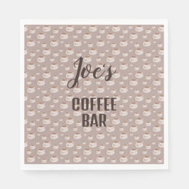 Personlig Kaffe Pub Station Napkins Pappersservett