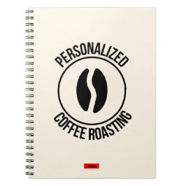Personlig Kaffe Roting Notebook Anteckningsbok
