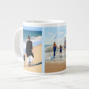 Personlig Kaffe/Te-mugg med fotokollage Presentera Jumbo Mugg