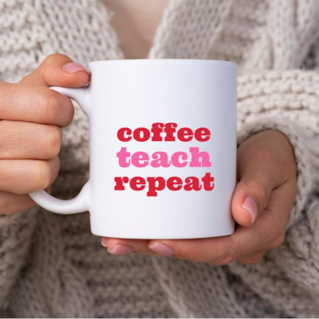 Personlig kaffelärarerepetition Lärare Kaffemugg (Skapare uppladdad)
